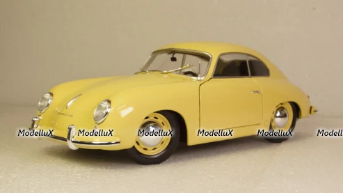 Porsche 356A yellow, S1802805, Solido 1:18