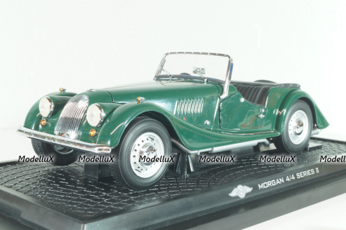 Morgan 4/4 series II 1955, green, 08111G, Kyosho 1:18