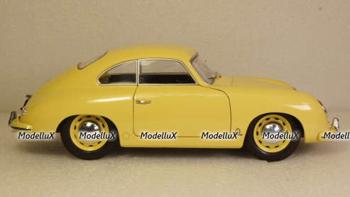 Porsche 356A yellow, S1802805, Solido 1:18
