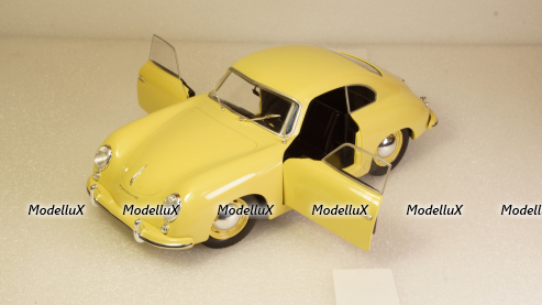 Porsche 356A yellow, S1802805, Solido 1:18
