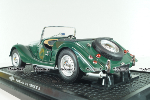 Morgan 4/4 series II 1955, green, 08111G, Kyosho 1:18