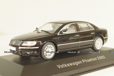 Volkswagen Phaeton 6.0 W12 2002, black, Volkswagen Offizielle Modell-Sammlung, Altaya #40 1:43
