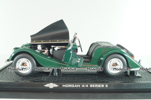 Morgan 4/4 series II 1955, green, 08111G, Kyosho 1:18