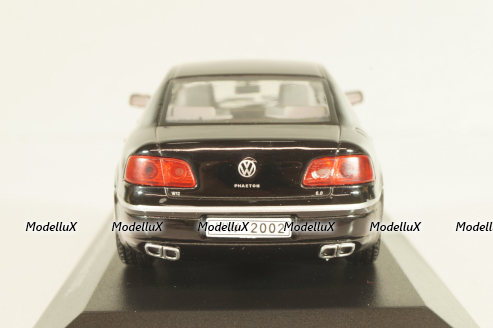 Volkswagen Phaeton 6.0 W12 2002, black, Volkswagen Offizielle Modell-Sammlung, Altaya #40 1:43