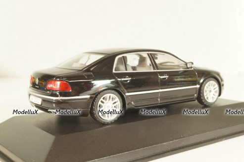 Volkswagen Phaeton 6.0 W12 2002, black, Volkswagen Offizielle Modell-Sammlung, Altaya #40 1:43