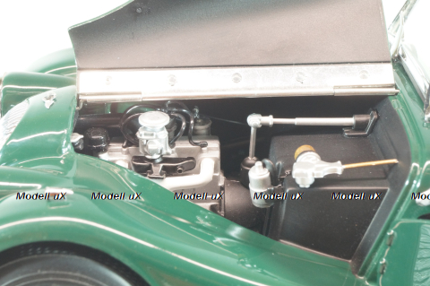 Morgan 4/4 series II 1955, green, 08111G, Kyosho 1:18