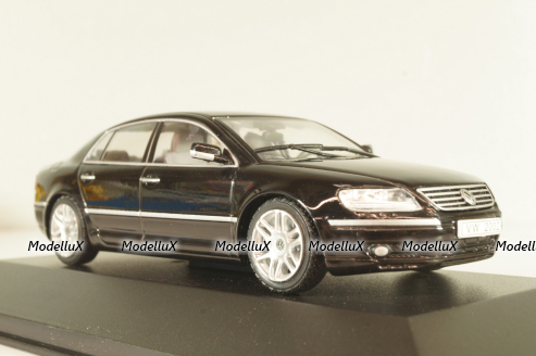 Volkswagen Phaeton 6.0 W12 2002, black, Volkswagen Offizielle Modell-Sammlung, Altaya #40 1:43