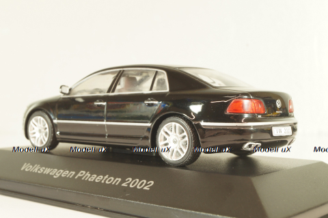 Volkswagen Phaeton 6.0 W12 2002, black, Volkswagen Offizielle Modell-Sammlung, Altaya #40 1:43