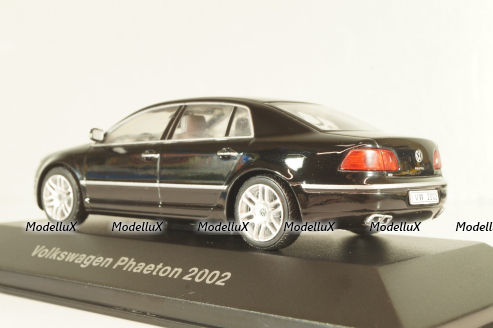 Volkswagen Phaeton 6.0 W12 2002, black, Volkswagen Offizielle Modell-Sammlung, Altaya #40 1:43