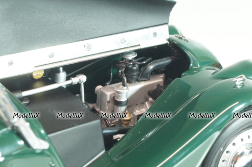 Morgan 4/4 series II 1955, green, 08111G, Kyosho 1:18