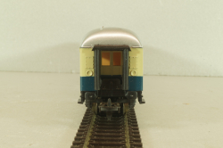 Вагон пассажирский, 2-й класс, 4-х осный, DB, 2st class, blue/beige/silver, 309170, Lima 1:87 HO