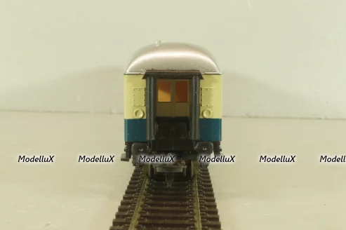 Вагон пассажирский, 2-й класс, 4-х осный, DB, 2st class, blue/beige/silver, 309170, Lima 1:87 HO