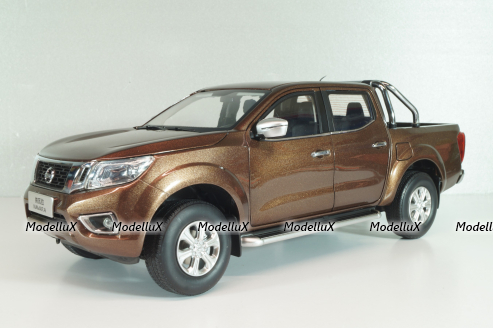 Nissan Navara (D23) 2017, brown met, Paudi 1:18