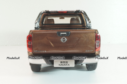 Nissan Navara (D23) 2017, brown met, Paudi 1:18