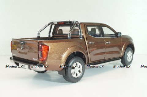 Nissan Navara (D23) 2017, brown met, Paudi 1:18