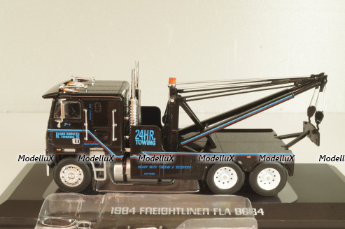 Freightliner FLA 1984, from movie "Terminator 2 (Judgment Day) black, 9664, Greenlight 1:43