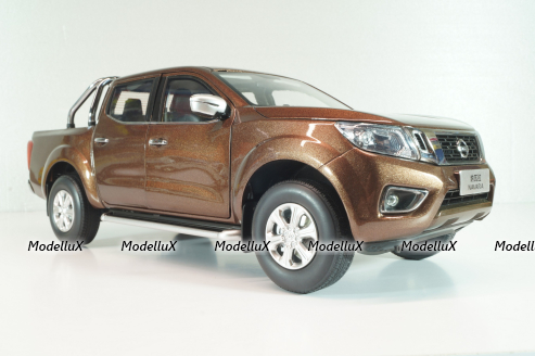 Nissan Navara (D23) 2017, brown met, Paudi 1:18