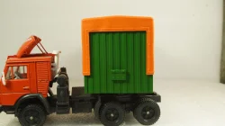 TRAILER FOR TRUCK (прицеп) orange/green, TRL002, IXO 1:43