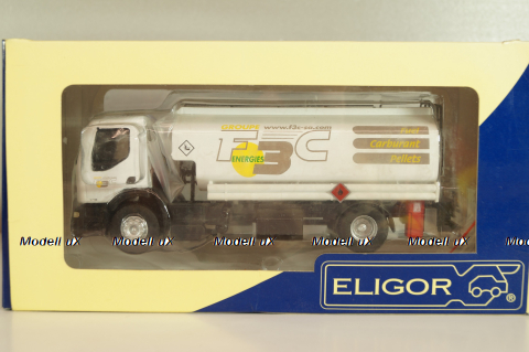 Renault Premium F3C SA fuel tanker, 1999, white, 114751, Eligor 1:43