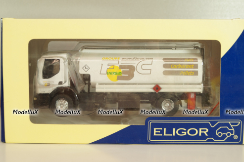 Renault Premium F3C SA fuel tanker, 1999, white, 114751, Eligor 1:43
