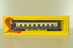 Вагон пассажирский Pullman 1-st classe, 4-х осный, DB, #90404, blue/white/silver, Lima 1:87 HO