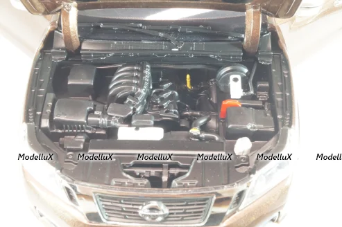 Nissan Navara (D23) 2017, brown met, Paudi 1:18