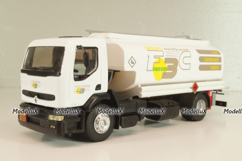 Renault Premium F3C SA fuel tanker, 1999, white, 114751, Eligor 1:43