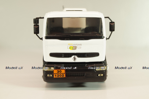 Renault Premium F3C SA fuel tanker, 1999, white, 114751, Eligor 1:43