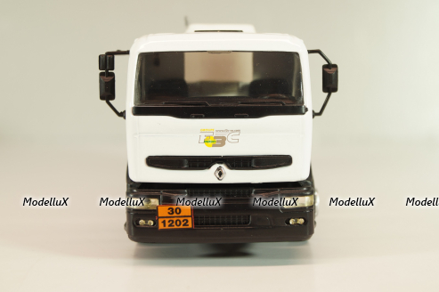 Renault Premium F3C SA fuel tanker, 1999, white, 114751, Eligor 1:43