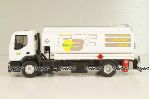 Renault Premium F3C SA fuel tanker, 1999, white, 114751, Eligor 1:43