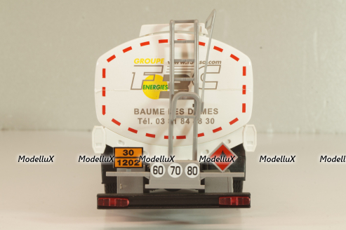 Renault Premium F3C SA fuel tanker, 1999, white, 114751, Eligor 1:43