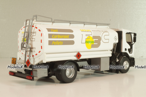 Renault Premium F3C SA fuel tanker, 1999, white, 114751, Eligor 1:43