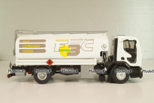 Renault Premium F3C SA fuel tanker, 1999, white, 114751, Eligor 1:43