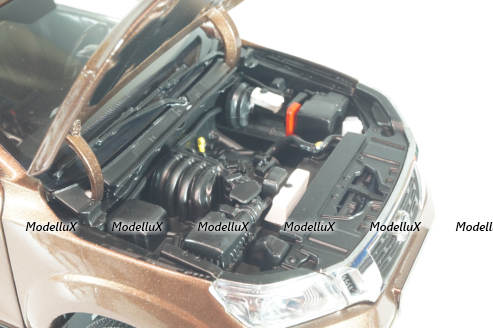 Nissan Navara (D23) 2017, brown met, Paudi 1:18