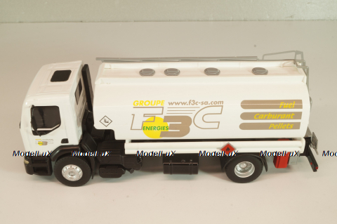 Renault Premium F3C SA fuel tanker, 1999, white, 114751, Eligor 1:43