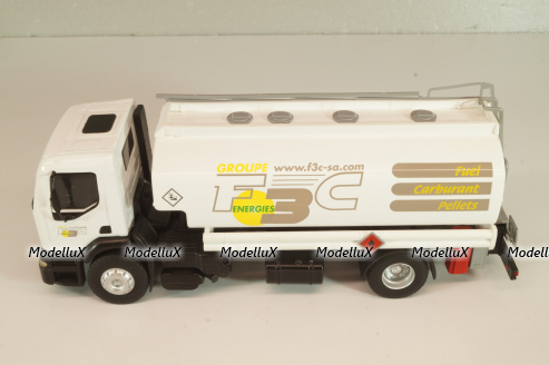 Renault Premium F3C SA fuel tanker, 1999, white, 114751, Eligor 1:43