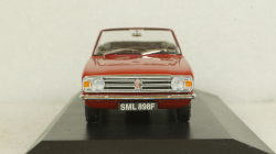 Ford Cortina Crayford Convertible, red RHD open canopy, Oxford 1:43
