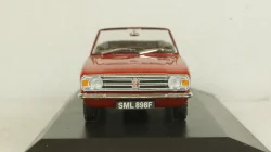Ford Cortina Crayford Convertible, red RHD open canopy, Oxford 1:43