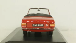 Ford Cortina Crayford Convertible, red RHD open canopy, Oxford 1:43