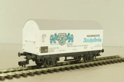 Вагон грузовой, закрытый beer "Kulmbacher Reichelbräu" 2-х осный DB, эпоха III, белый, HO, 5046, Fleischmann H0 1:87