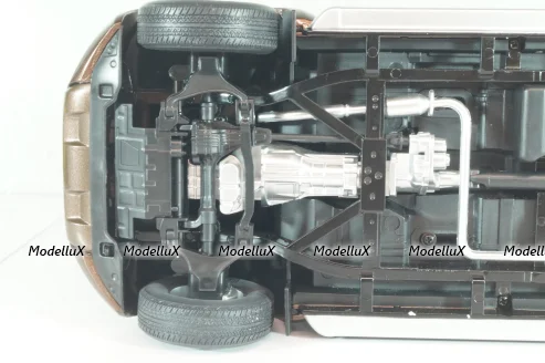 Nissan Navara (D23) 2017, brown met, Paudi 1:18
