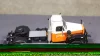 Ford Cortina Crayford Convertible, red RHD open canopy, Oxford 1:43