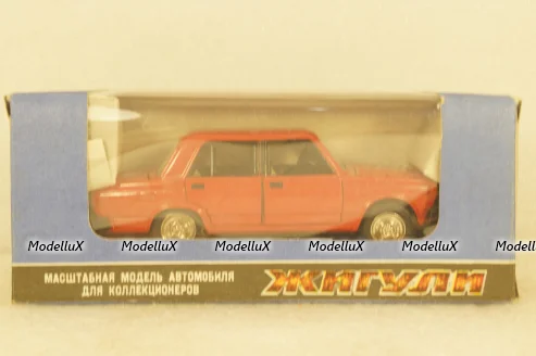 Ваз-2105 А39, красная, Тантал/Радон 1:43