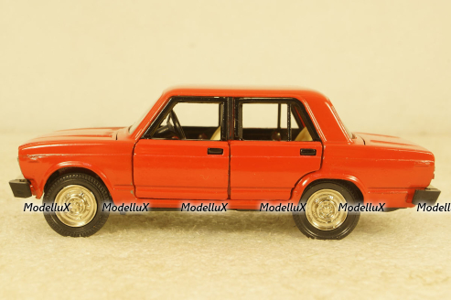 Ваз-2105 А39, красная, Тантал/Радон 1:43