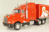 Kenworth T600 tractor with semi-trailer "Coca-Cola" 1986, red, W83431002, Werk83 1:43