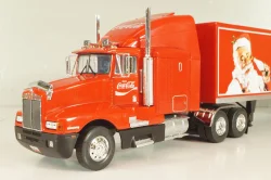 Kenworth T600 tractor with semi-trailer "Coca-Cola" 1986, red, W83431002, Werk83 1:43