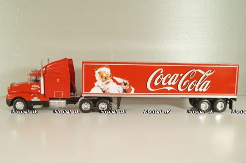 Kenworth T600 tractor with semi-trailer "Coca-Cola" 1986, red, W83431002, Werk83 1:43