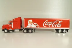 Kenworth T600 tractor with semi-trailer "Coca-Cola" 1986, red, W83431002, Werk83 1:43