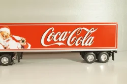 Kenworth T600 tractor with semi-trailer "Coca-Cola" 1986, red, W83431002, Werk83 1:43