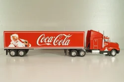 Kenworth T600 tractor with semi-trailer "Coca-Cola" 1986, red, W83431002, Werk83 1:43